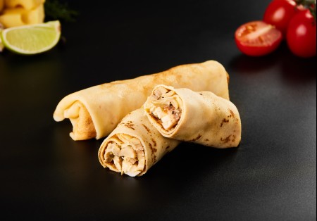 Блинчики с курицей и грибами (2шт)